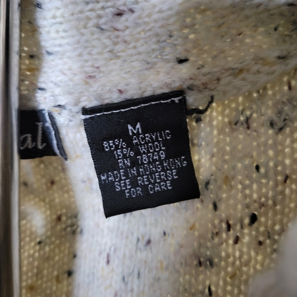 Wet Seal Belted Tunic Length Button Front Cardigan with Fringe Neckline - Picture 8 of 8